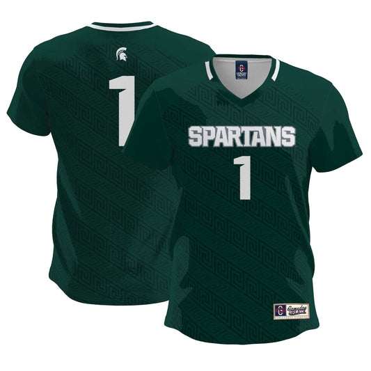 #1 Michigan State Spartans ProSphere Unisex Away Gameday Greats Men's Soccer Team Jersey - Green